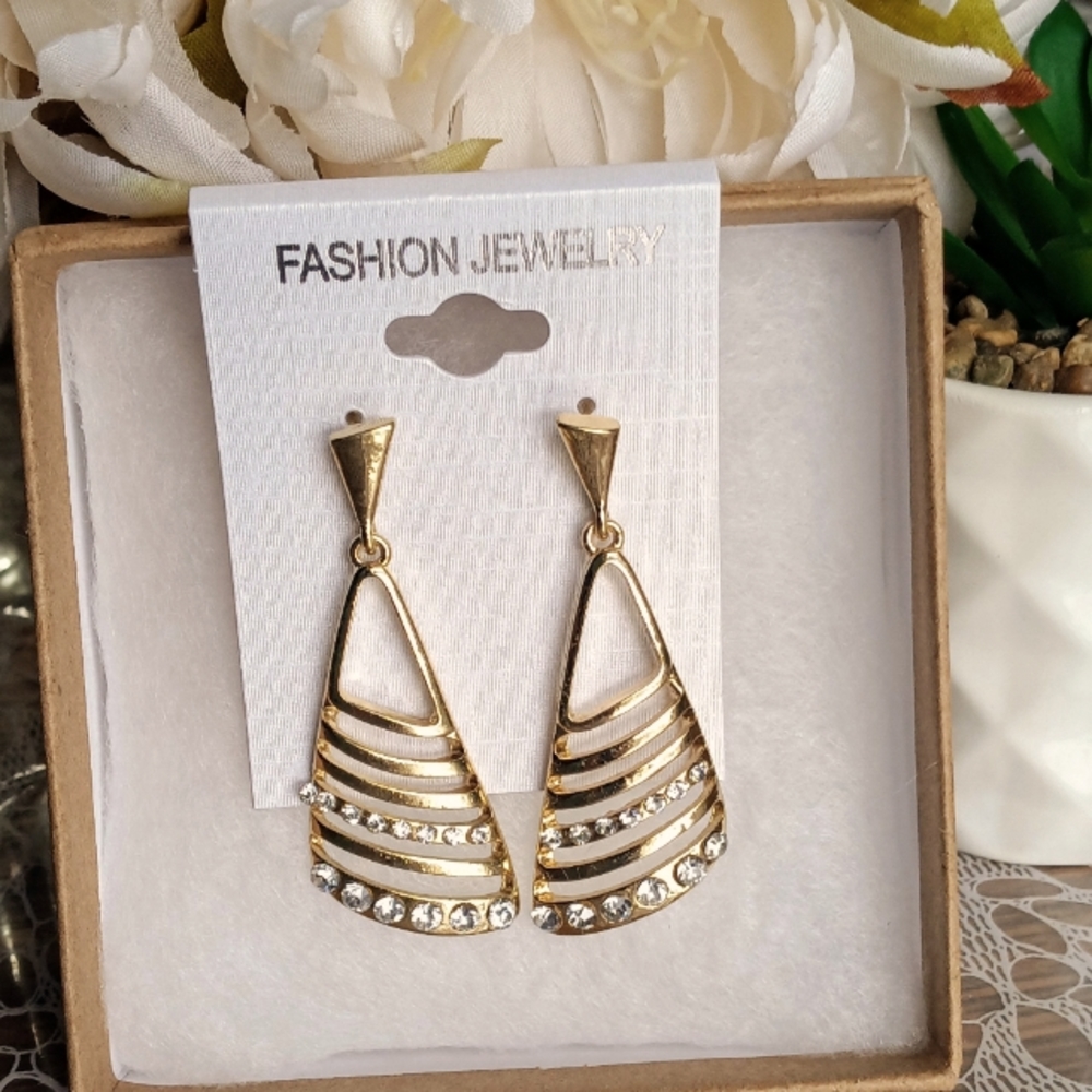 Statement Goldtone Earrings